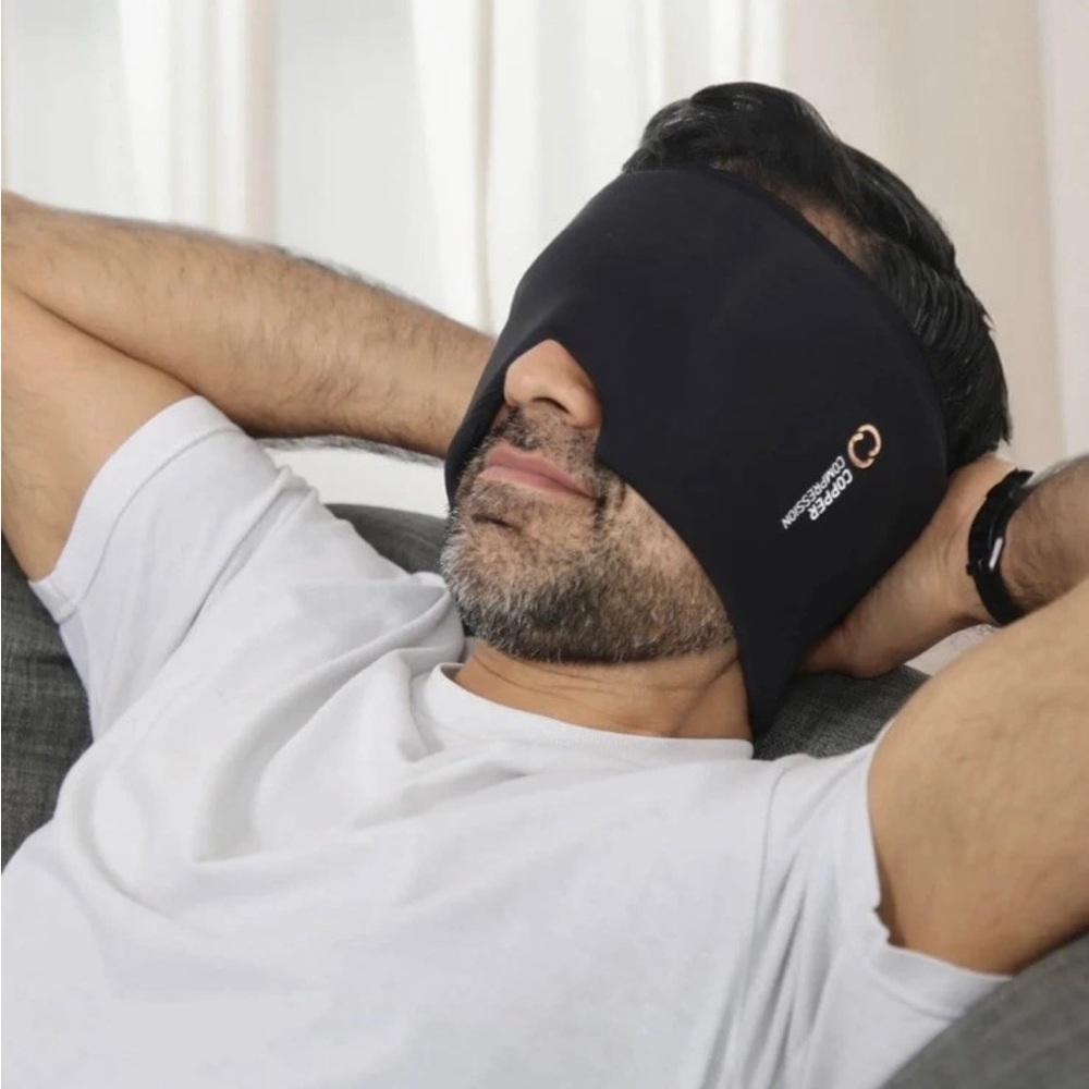 Copper Compression CopperFreeze Migraine Mask- Relief, Headaches & Puffy Eyes🔥 - Picture 10 of 11